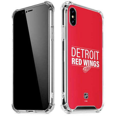 NHL Detroit Red Wings Lineup iPhone XS Max Clear Case